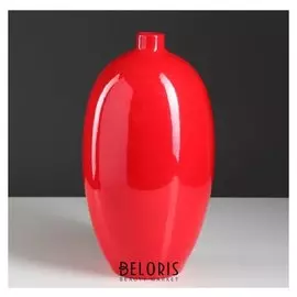 Ваза настольная "Палерма", красная, 33 см