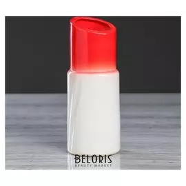 Ваза настольная "Помада", красный цвет, 18 см