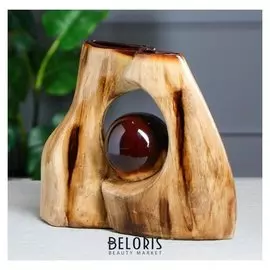 Ваза настольная "Принцип", под дерево, 24 см