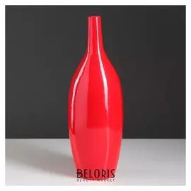 Ваза настольная "Сорренто", красная, 39 см