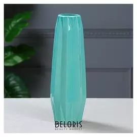 Ваза настольная "Жаклин", цвет голубой, 31 см