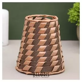 Ваза плетёная "Тростниковая" трапеция