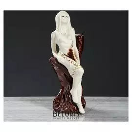 Ваза-статуэтка "Элен", под шамот, 35 см