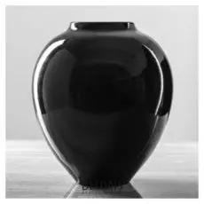 Ваза "Велеса", чёрный цвет, 25 см