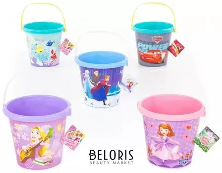 Ведро большое с наклейкой