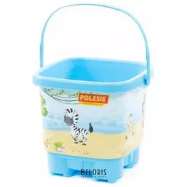 Ведро-замок большое с наклейкой