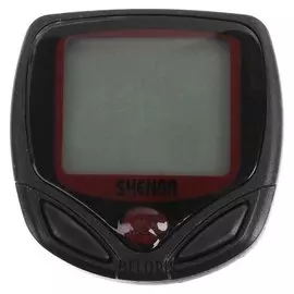 Велокомпьютер 15 функций, безпроводной, цвет чёрный Hc-pj-196a-2