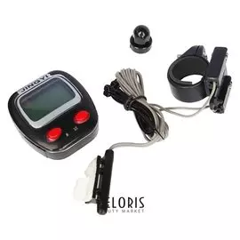 Велокомпьютер 9 функций, проводной Jy-105