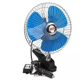 Вентилятор автомобильный AVS Comfort 8048c, 24 В 8", металл, серебристый