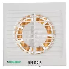 Вентилятор вытяжной "Домовент" 100 С, D=100 мм, 220-240 В, цвет белый