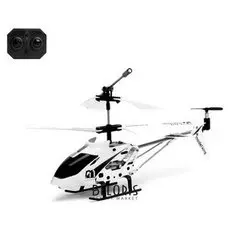 Вертолет радиоуправляемый с гироскопом, цвет белый