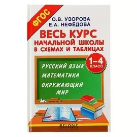 Весь курс начальной школы в схемах и таблицах 1-4 класс Русский язык, математика, окружающий мир Узорова О. В., Нефёдова Е. А.