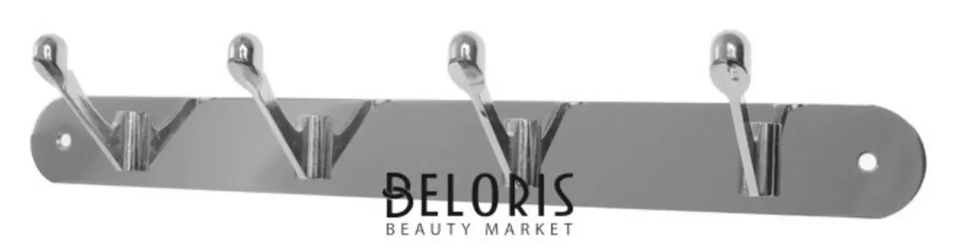 Вешалка 4-х местная (Арт.309), цвет хром