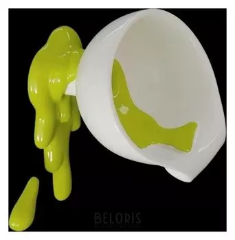 Вешалка "Воронка с зеленой краской"