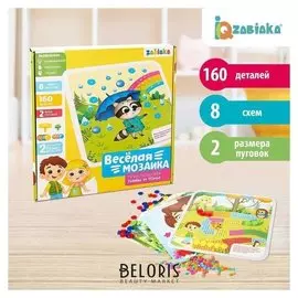 Весёлая мозаика с карточками Приключения Тимы и Тони 160 деталей