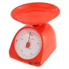 Весы кухонные Luazon Lvkm-502, механические, до 5 кг, чаша 200 мл, красные