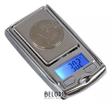 Весы Luazon Luazon Lvu-03, портативные, электронные, до 200 гр, черный/хром