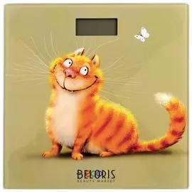 Весы напольные ECON ECO-BS002, электронные, вес до 150 кг, квадратные, стекло, с рисунком