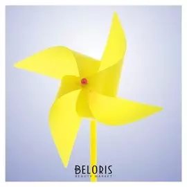 Ветерок «Завиток», цвет жёлтый