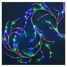 Ветка светодиодная, Д:3 м, н.б. Led-160/40, эффект мерцания, 220 В, мульти