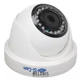 Видеокамера уличная 204fм, IP, 2 Мп, 1080р, F=3.6 мм, Mic, SD слот, белая