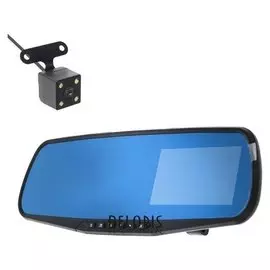 Видеорегистратор 2 камеры, разрешение 1080p, размер 30х8.5 см, TFT 3.5, угол обзора 120°