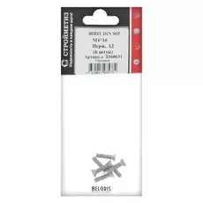 Винт м4х16 DIN 965, нерж А2, уп. 6 шт.