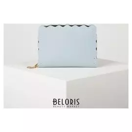 Визитница, 11 листов, цвет голубой