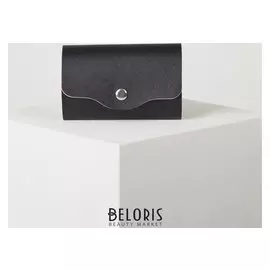 Визитница, 12 листов, цвет чёрный