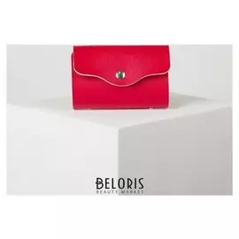 Визитница, 12 листов, цвет красный