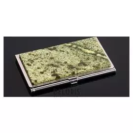 Визитница "Джентльмен", 9,3х6 см, серпент