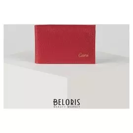 Визитница (Т)17-128, 7*1*11, флотер алый