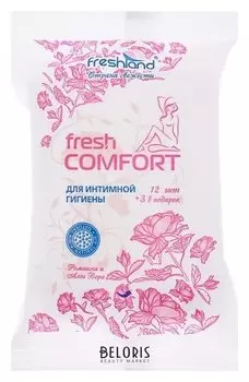 Влажные салфетки для интимной гигиены, 12+3 шт