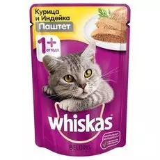 Влажный корм для кошек Whiskas