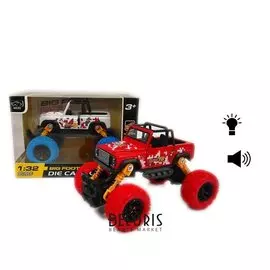 Инерционный внедорожник со светом и звуком