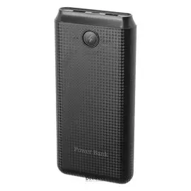 Внешний аккумулятор Luazon, 20000 мач, 2 Usb, 1/2 А, индикатор зарядки, чёрный