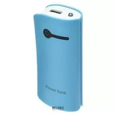 Внешний аккумулятор Luazon, 3600 мач, Usb, 1 А, индикатор зарядки, синий