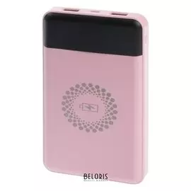Внешний аккумулятор Luazon Home 6000 Mah,с беспроводной зарядкой, дисплей, 2 Usb