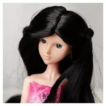 Волосы для кукол «Волнистые с хвостиком» размер маленький, цвет 2В