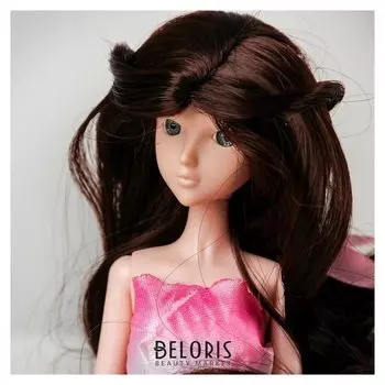 Волосы для кукол «Волнистые с хвостиком» размер маленький, цвет 4А