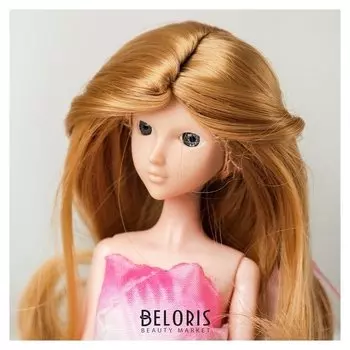 Волосы для кукол «Волнистые с хвостиком» размер маленький, цвет 18