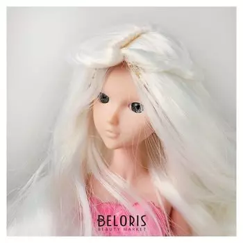 Волосы для кукол «Волнистые с хвостиком» размер маленький, цвет 60