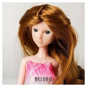 Волосы для кукол «Волнистые с хвостиком» размер маленький, цвет 16А