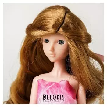 Волосы для кукол «Волнистые с хвостиком» размер маленький, цвет 22