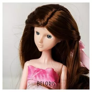 Волосы для кукол «Волнистые с хвостиком» размер маленький, цвет 6