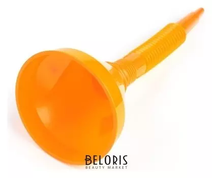 Воронка для ГСМ с сеткой, диаметр 145 мм, высота 340 мм, оранжевый