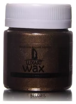 Воск для патинирования 40 мл Luxart Luxwax золото коричневое W7v40
