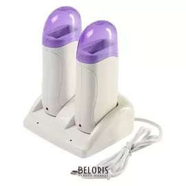 Воскоплав кассетный Luazon Lvpl-05, 2 кассеты х 40 вт., на базе, 2x100 мл, белый