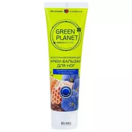 Восстанавливающий крем – бальзам для ног Льняное масло и прополис