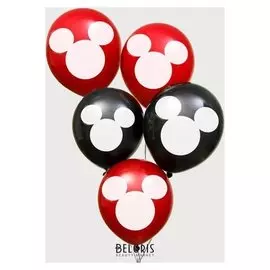 Воздушные шары "Mickey", микки маус, 12 дюйм (Набор 50 шт)